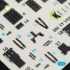 Kelik K72026 UH-1Y Venom interior 3D decals for Dream Model kit (1/72)